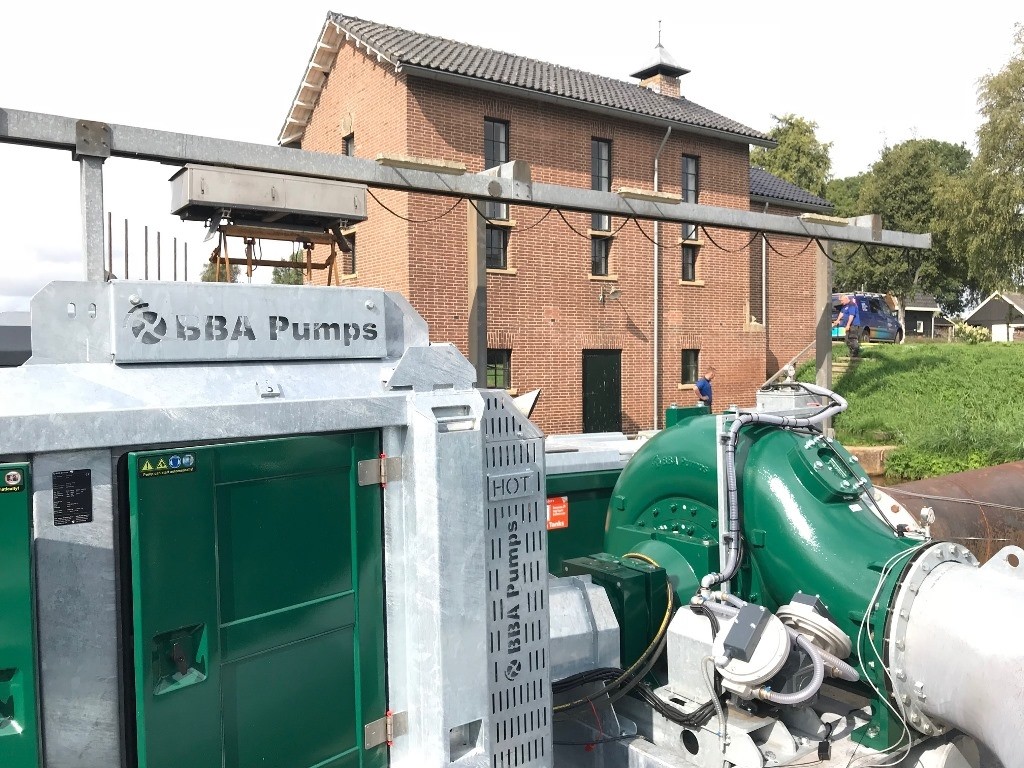 Two stationary pumps will be replaced in order to process larger capacities of polder water in the future | BBA Pumps USA
